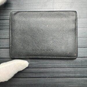 Burberry Black Nova Check Card Holder